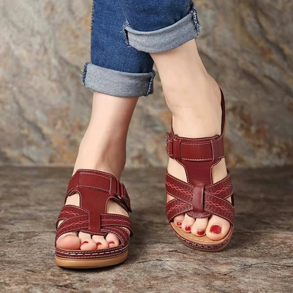 Mules Confortable à Brides Croisées